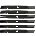 (6)- Xht Heavy Duty Blades K5647-34340 K5647-34330 Fits Kubota ZD326 60" Decks. Fixed Price $96.08.
