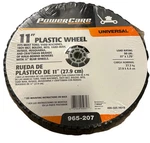 New Power Care Universal 11" Plastic Mower Wheels Just One. Fixed Price $25.00.