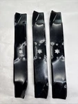 Cub Cadet 742-04125 (2) 742-04124 (1) 490-110-C124 Mower Blades 46" Cut 3 Pack. Fixed Price $39.94.