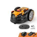 Lawnmaster Ocumow VBRM601YCM Max Perimeter Wire Free Robot Mower Cut. Fixed Price $581.25.