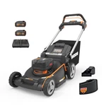 Worx WG760 Nitro 21 Cordless Self Propelled Lawn Mower 2X5.0AH. Fixed Price $664.99.