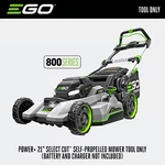 Ego 56V 21" In LM2130SP 800 Series Self-propelled Lawn Mower Select Cut. Fixed Price $499.98.