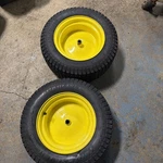 John Deere L120 145 D160 D170 E170 E180 L130 Rear Wheel And Tire Set 22X9.50-12. Fixed Price $175.00.