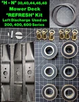 Case Ingersoll Mower Deck "refresh" Kit Left Discharge Models H-n 200, 400. Fixed Price $230.00.