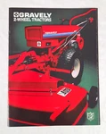 Vtg. 1986 Gravely Wheel Tractor Sales Brochure 5200 5240 5260 5465 5645 5665. Fixed Price $19.99.