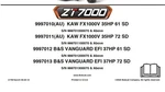 Bobcat ZT7000 Mower See S/n 1ST Image Maintenance & Operator Manual. Fixed Price $35.99.