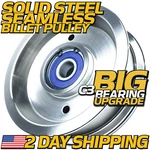 116-4669 6" Billet Idler Pulley For Exmark Turftracer Radius Staris Series. Fixed Price $25.99.