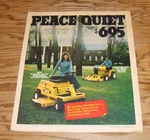 Original 1974 General Electric Elec-trak Mower Full Line Sales Brochure. Fixed Price $15.00.