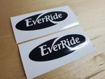 Everride Mower Decals Stickers Zero Turn (2) Gloss Black 6" Fast Usa. Fixed Price $14.33.
