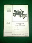 Sears Craftsman SS/16 Dozer Blade Snow Plow # 917.253360 Owner With Parts Manual. Fixed Price $6.00.