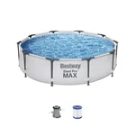 Bestway Steel Pro Max 10 Foot 30 Inch Metal Frame Above Ground Outdoo.... Fixed Price $156.79.
