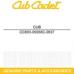 Cub Cadet 603-05058C-0637 Black Front Caster Wheel Yoke Rzt Lx 46 54 Mowers. Fixed Price $104.20.