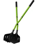 Earthwise Gator Grabber Telescoping Yard Tool Heavy Duty Leaf Green. Fixed Price $50.00.