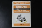 Kubota T1700HX Lawn Tractor Illustrated Parts List Manual 1991 Oem. Fixed Price $29.99.