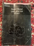 Original Honda Owner's Manual Lawn Tractor HT3813, 1986. Fixed Price $50.00.