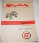 Simplicity Sovereign 3415S Landlord 3410S Tractor Owners/parts Manual Original!. Fixed Price $52.49.