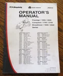 Simplicity Broadmoor Conquest Prestige Series 1600-2800 Tractor Operators Manual. Fixed Price $19.99.
