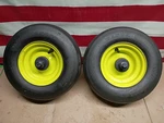 2 Front Wheel / Tire For Ryobi 54" Z54LI 80V Zero Turn Mower, Low Hours Used,. Fixed Price $132.99.