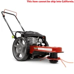 22" 160CC Walk Behind Gas String Mower Trimmer 4 Cycle Large Wheel Grass Cutter. Fixed Price $684.91.