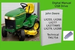 John Deere LX255 LX266 LX277AWS LX279 LX288 Lawn Tractor Manual. Fixed Price $24.99.