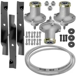 Caltric Deck Spindle Blade Belt Kit For Husqvarna GTH26V52LS GTH3052 GTH52XLS. Fixed Price $106.00.