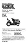Owner Manual Sears Craftsman 24.0 Hp Lawn Tractor 42 Mower - Model 917.28856. Fixed Price $21.95.