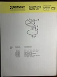Gravely Circular Saw Illustrated Parts List Form 15754P1 (3-1-70) Oem Nos Nice. Fixed Price $6.99.