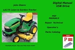 John Deere LA175 Lawn & Garden Tractor Repair Technical Op Parts Manual Usb. Fixed Price $31.99.
