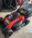 Craftsman Brushless 2XV20 Cordless Battery Walk-behind Push Lawn Mower Red/black. Fixed Price $100.00.