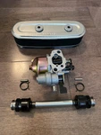 Honda Lawn Mower HRC216 GXV160 Carburetor And Drive Joint Air Filter. Fixed Price $59.00.