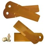 Universal Lawn Blades 2-PACK Heavy Duty Replacement For Most Mowers. Fixed Price $35.80.