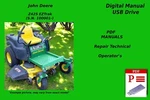 John Deere Z425 Zero Turn Mower Technical Repair & Operator's Manual Usb. Fixed Price $24.99.