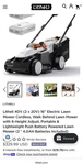 Litheli 40V (2 X 20V) 16" Electric Lawn Mower Cordless, Walk Behind. Fixed Price $160.00.