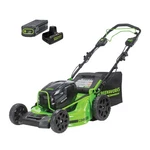 Greenworks 82V 21" Brushless Sp Mower W/ 8.0AH Battery And Dual Port Charger. Fixed Price $699.99.