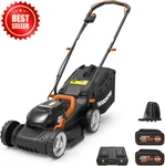 WG779 40V 14" Cordless Lawn Mower 2-IN-1 Electric Push. Fixed Price $313.99.