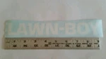 Lawn-boy Bricktop Mower Metal Shroud White Letter Set. 7024 5024 Etc.. Fixed Price $9.99.