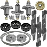 Spindle & Blade With Pulley Belt For John Deere 145 155C D140 100 Series 48". Fixed Price $138.48.