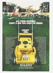 1973 Bolens Mulcher Vintage Print 70'S Advertisement. Fixed Price $9.87.
