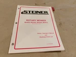Steiner Rotary Mower Models MD448, MD460, MD472 Owner/operator's Manual. Fixed Price $22.99.