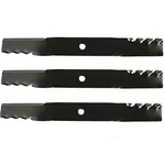 (3) 62 Inch Mower Blades Fits John Deere X700,X720,X724,X728,X729,X740,X744,X748. Fixed Price $76.10.