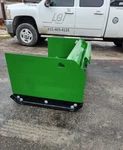 5' 36" 24" Tall Jdqa Snow Pusher Box Plow Hd John Deere Quick Attach Tractor. Fixed Price $1699.99.