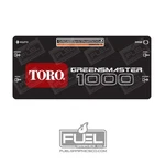 Toro Greensmaster 1000 Reel Mower Premium Vinyl Decal - 17.5" Wide X 8" Tall. Fixed Price $25.95.
