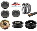 Complete 48" Deck Pulley Belt Kit For Husqvarna GTH2448T GTH2648 2348LS 2748GLS. Fixed Price $119.89.