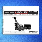 Baroness LM54 Greens Mower Operator Manual - Steel Wire Bound Tough Covers. Fixed Price $16.67.