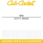 Mtd 711-05533 Rear Black Shaft For Remington Reel RM3100 RM3000. Fixed Price $23.45.