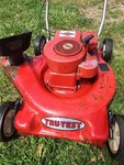 Rare Vintage Briggs Standard Tru Test Push Mower Model 60-T204 Great Compres. Fixed Price $500.00.