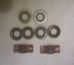 Black & Decker Wheel Rings Clips From Lawn Hog Electric 18" Mulch Mower MM575. Fixed Price $9.99.
