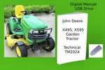 John Deere X495 X595 Garden Tractors Technical Manual See Description. Fixed Price $24.99.