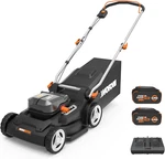 40V 17" Cordless Lawn Mower, 2 Batteries & Charger, Lightweight Compact. Fixed Price $416.99.