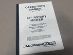 Jacobsen 60" Rotary Mower Deck Only Parts Manual 66122 66123 Turfcat Frontline. Fixed Price $24.99.